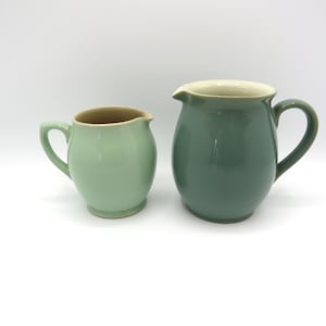 Denby creamer / Langley jug /  stoneware / cuppa  / coffee / made in England