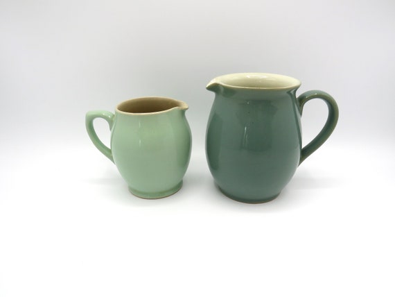 Denby creamer / Langley jug /  stoneware / cuppa  / coffee / made in England