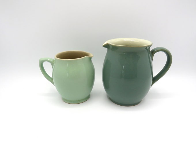 Denby creamer / Langley jug /  stoneware / cuppa  / coffee / made in England