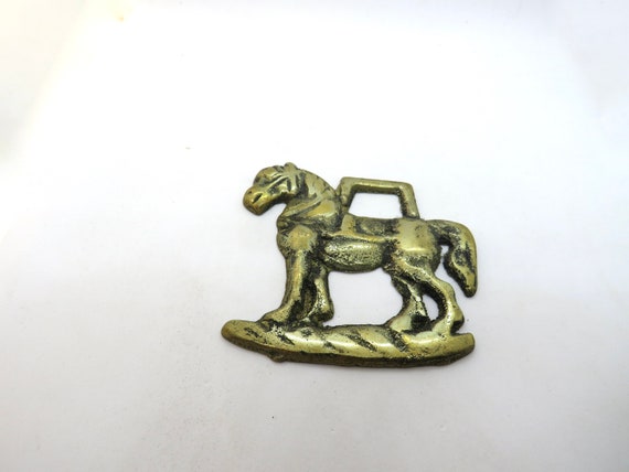 vintage Brass horse / Vintage carthorse medallions / vintage pub   / horse brass vintage solid brass  KITSCH
