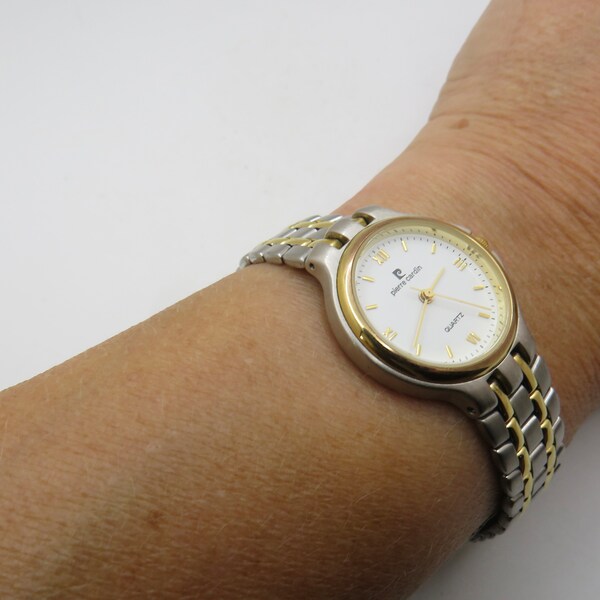 Vintage pierre Cardin /  gold two tone watches / sports watch /  Valentine  Watch / womens Watches /  Gift for her (e29)