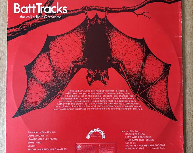 Mike Batt Orchetra Batt Tracks Black VINYL 1st pressing UK LP 1970 (13)