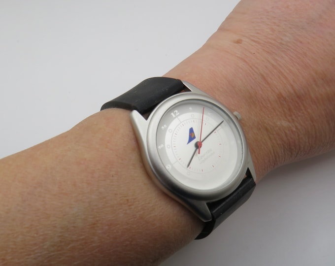 Vintage don simmons airline watch commerative Dress Watch / thin dial / gents watch / Gents vintage / gents Watch / vintage / gift for him