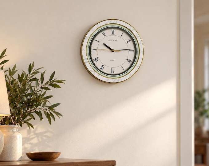 Vintage London Clock Company Wall Clock, Quartz Movement