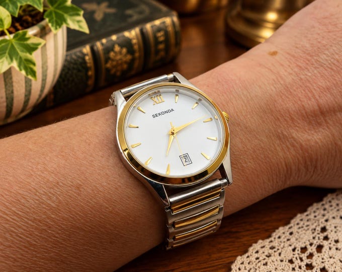 Vintage Watch / sports watch /  Quartz watch / gents Dress Watch /  fashion Watch / Gift for him (g15)