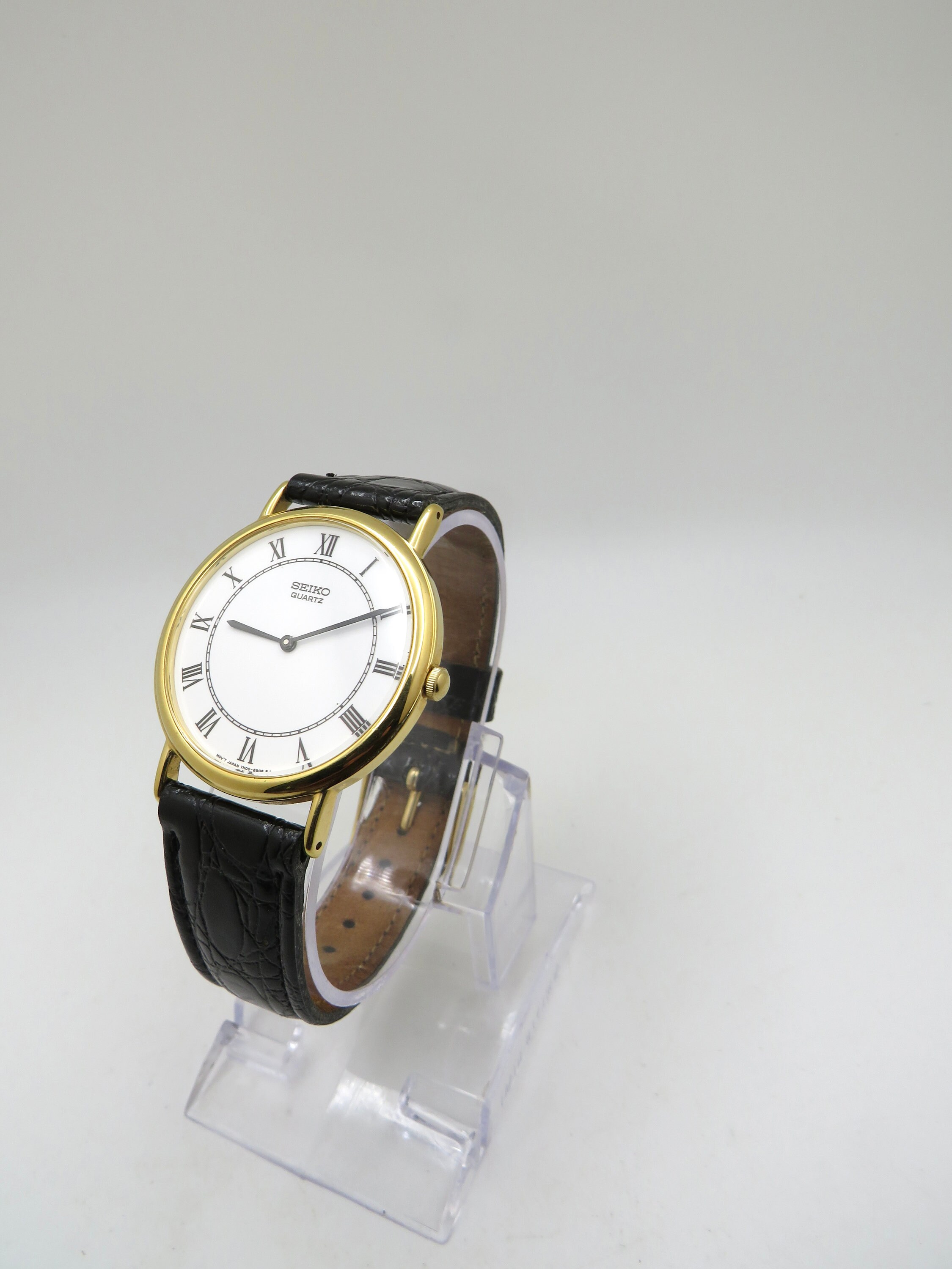 Gold plated seiko watch best sale
