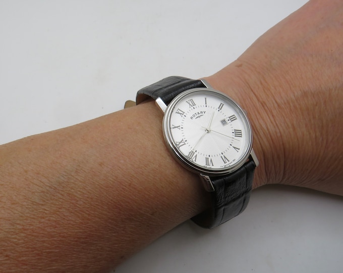 Vintage watch / Rotary dress watch / Quartz watch / gents Swiss  Dress Watch / Watch / Gift for him (R29)