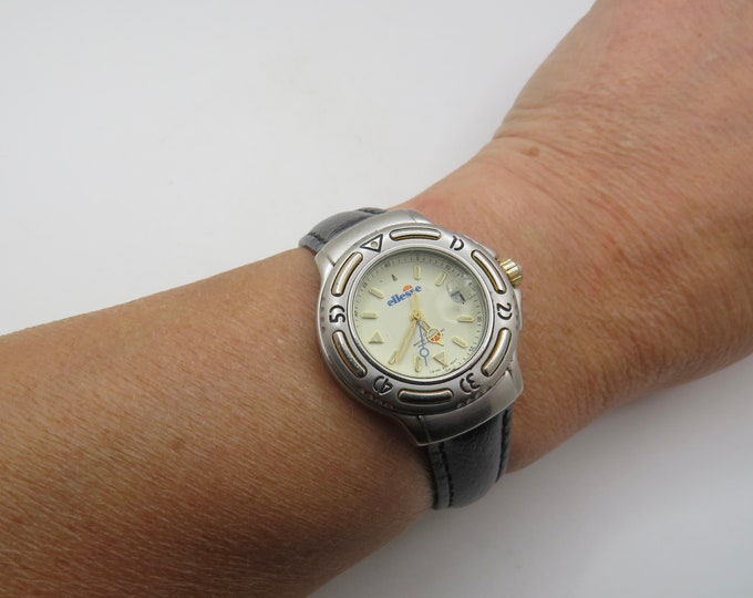 Vintage sports watch / ellesse Swiss watch /  90s Watch /  Womans Watch /  Gift for her (h10)