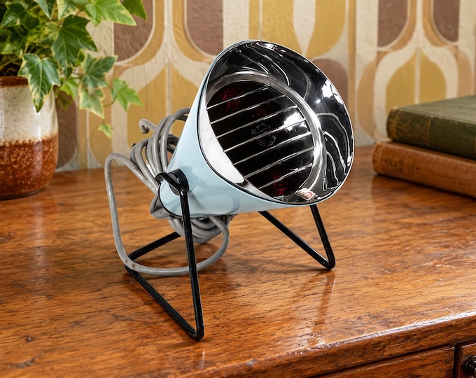 Vintage Philips Heat Lamp, Charlotte Perriand Design, Dutch Lamp