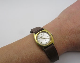 Vintage mechanische Damen Uhr / 60er Jahre / Roamer Anfibio / Damen Armbanduhr / Geschenk für Sie (e11)