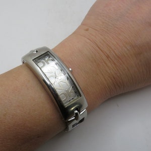 Vintage watch / rectangle dress watch / DKNY watch / womens watches / gift Watch / ladies Watch /  Gift for her e28