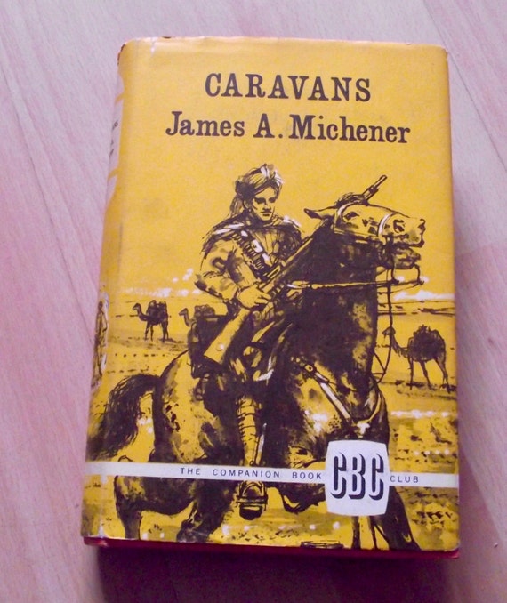 JAMES A MICHENER / CARAVAN 1965 / original ads in book / vintage cbc / vintage book /
