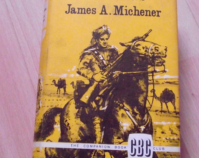 JAMES A MICHENER / CARAVAN 1965 / original ads in book / vintage cbc / vintage book /