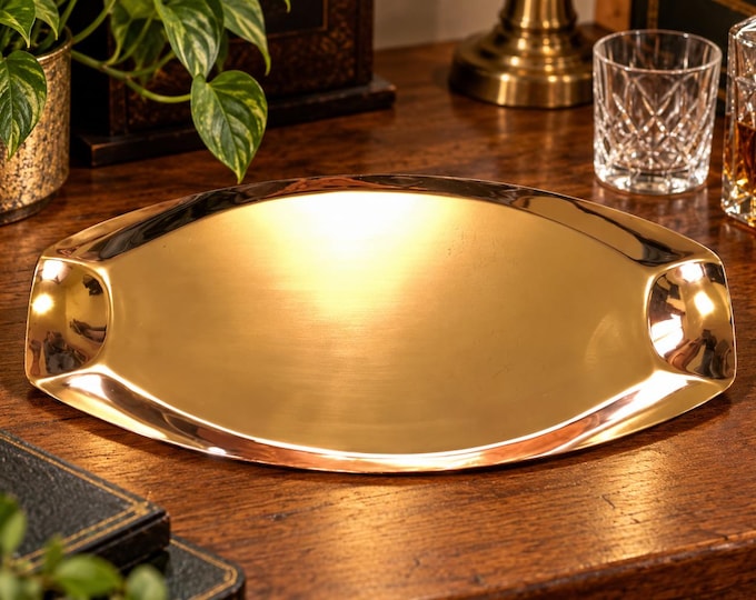 Vintage Tray / pure copper drinks tray / serving tray  / serving plate / Espresso / retro coffee / bar cart