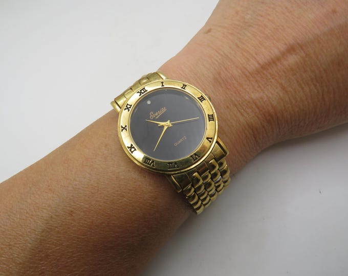Vintage watches /  sports watch / gold watch / gents 7.6" wrist / Gold Plated  Dress Watch / Gift for him (u22)