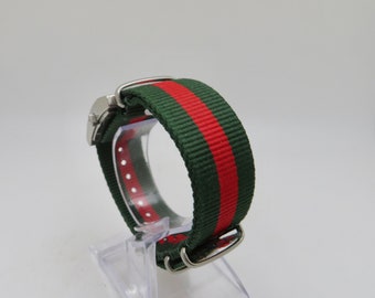Gucci nato deals watch strap