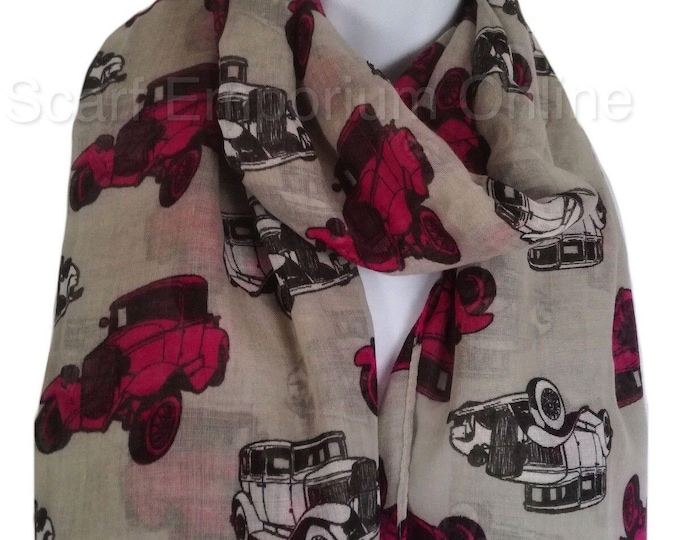 vintage car Scarf / Fashion Accessories classic car scarves