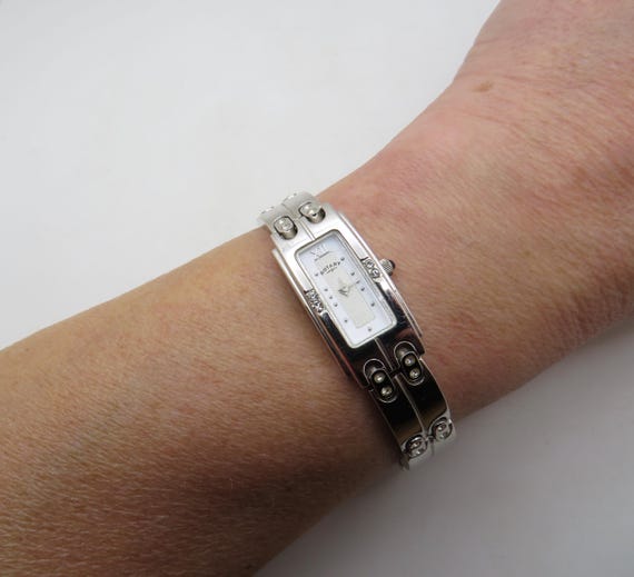 Rectangle watch /  silver Watch / Rotary tank watch / womens Watch /  Gift for her (s4)