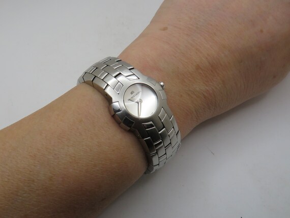 Vintage Watch Womens Watches 6.8 Maurice Lacroix Watch Vintage Watch Silver Dial Watch Vintage Sport Watch Gift for Her E16 Etsy UK