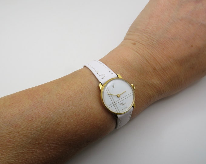 vintage watch / gift for her / vintage mechanical  watch / louis david swiss watch/ vintage 90s / womans  watch (a5)
