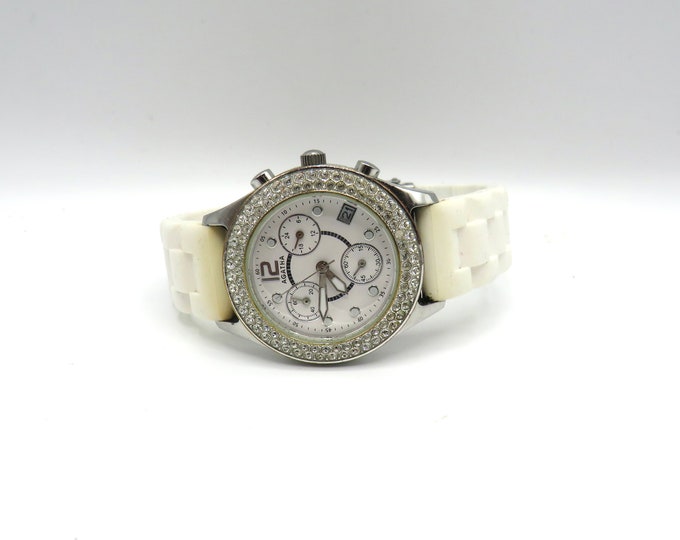 vintage chrono watch / classic ladies Watch / agatha chrono / Vintage watch / quartz watch / divers watch / working ladies chrono watch