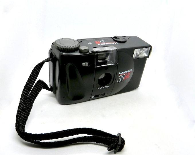 vintage Hanimex 35HL motor /  35mm Film Compact Camera / point and shot / Tested /  Tele 35mm  / cinema trip s  / RB