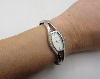 Sekonda Diamond cz dial wrist watch / ladies watch  / Stainless steel watch / vintage / watch / ladies watch i14