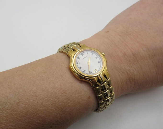 Vintage Lassale seiko watch / Dainty watches / gold Watch / womens Watch /  Gift for her (R2)