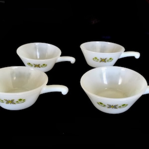 4x Vintage pyrex / Fire King Meadow Green / Anchor Hocking /  bowl / Retro pyrex / 1960s /JAJ Vintage / Pyrex Checkers / sugar bowls / pyrex