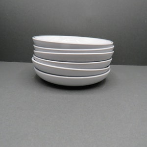 Vintage denby Sherwood / Denby Tea encore / discontinued / 6x vintage saucers  / Rare Espresso / retro coffee / made in England