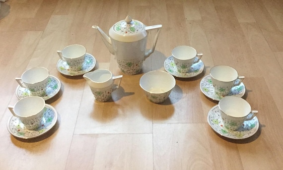 vintage kitchen / BELL CHINA / 4370 VINTAGE / vintage coffee set  / retro coffee / retro coffee set /