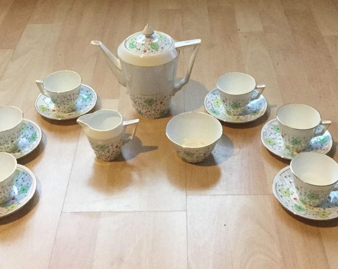 vintage kitchen / BELL CHINA / 4370 VINTAGE / vintage coffee set  / retro coffee / retro coffee set /