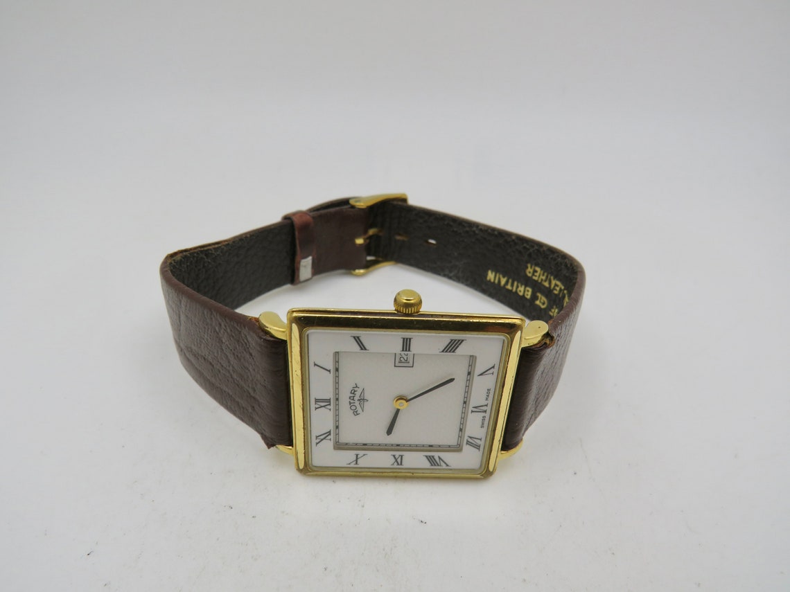 Vintage Rectangle Watch / Rotary Tank Watch / 7.8