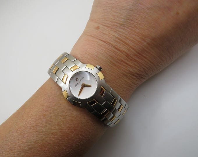Vintage watch / womens watches 6.7" / Maurice Lacroix watch / vintage Watch / two tone watch / vintage sport / watch / gift for her / boxed