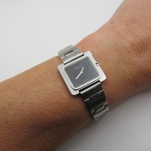 Gucci G-horloge / dameshorloges / grote pols 7,5&quot; / Gucci-horloge / vintage / rechthoekig horloge / vintage sport / horloge / cadeau voor haar / g28