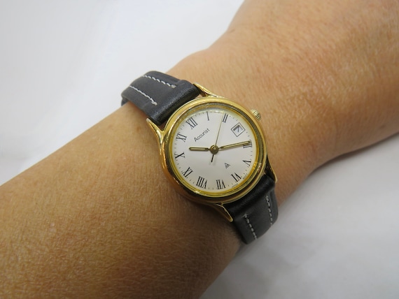 vintage accurst classic ladies dress watch / Vintage gold watch / quartz watch / stainless watch / watch / vintage ladies / watch