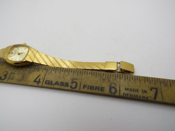 vintage rotary gold watch / 6.3" wrist size / vin… - image 5
