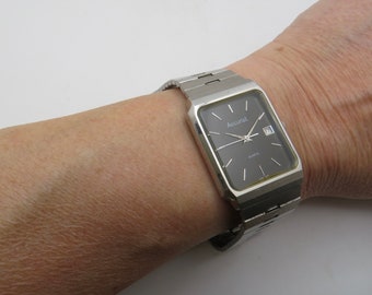 Reloj retro vintage / reloj deportivo / Reloj vintage / reloj de cuarzo / reloj de oro / caballeros vintage / reloj / regalo para él (k20)