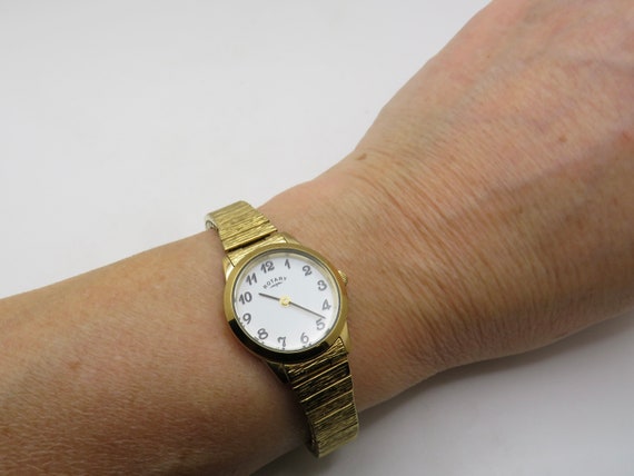 Vintage Rotary Gold plated dress watch / gold Quartz watch /  Gold Dress Watch /  Womans Watch / Gift for her (q22)