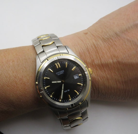 Vintage sports watch / stainless citizen watch / gents Dress Watch /  Watch / Gift for him (N19)
