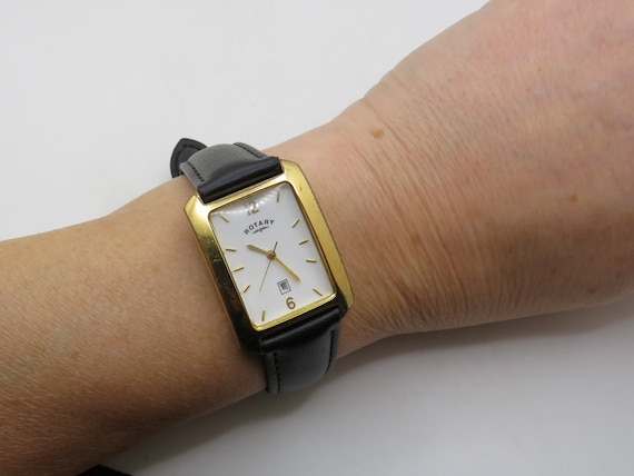 Vintage rectangle watch Rotary tank Watch 8