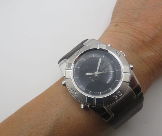 Vintage sports watch / twin time watch / Next watch / vintage gents Watch / watch / vintage sport  / gift for him (x22)