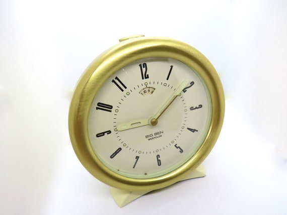 Vintage Clock / westclox / mechanical clock  / Big Ben  /  clock