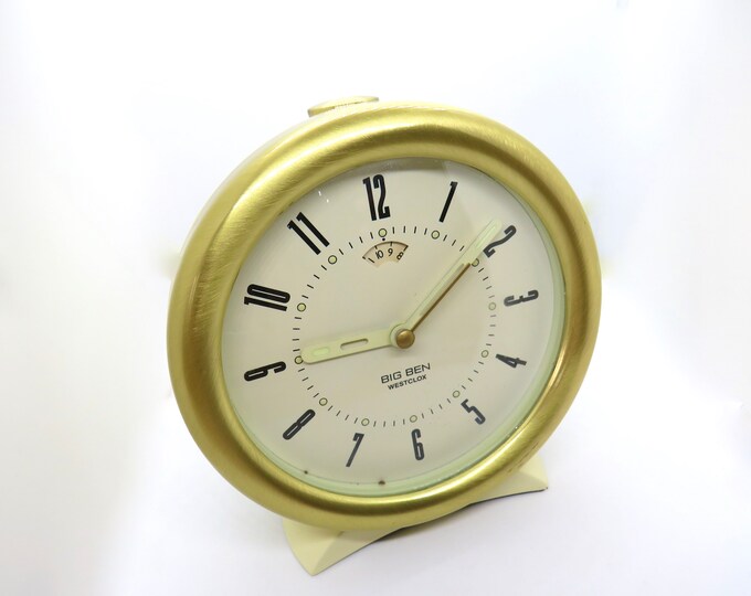 Vintage Clock / westclox / mechanical clock  / Big Ben  /  clock