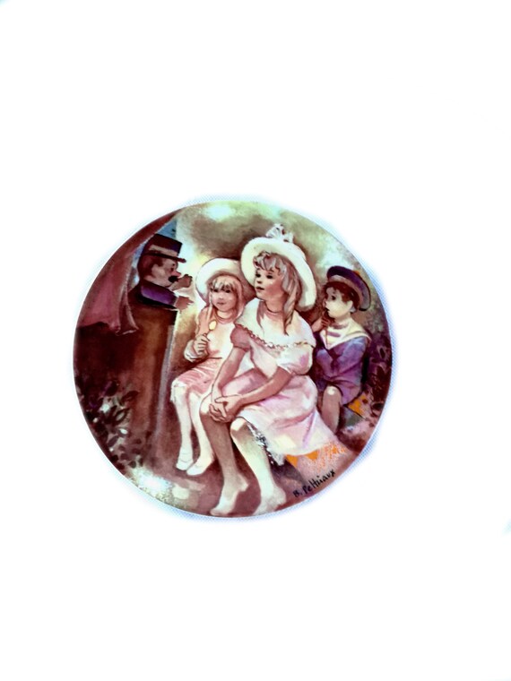 Collector Plate / by Limoges-Turgot  / Guignol au Luxemburd /  by B. Peltriaux