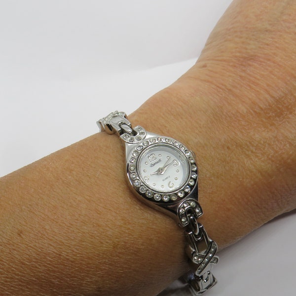 montre cocktail vintage / montre à quartz diamant / montre robe femme / montre dames / cadeau pour elle (C8)