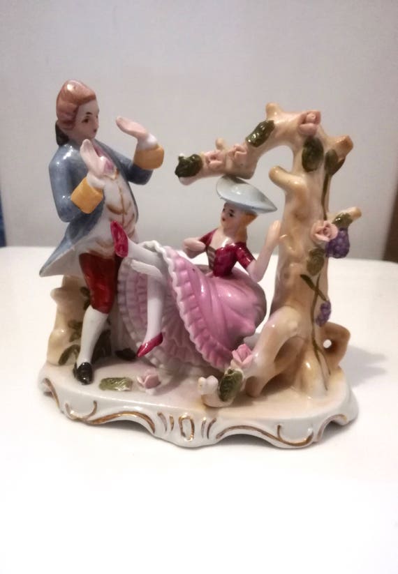 DRESDEN PORCELAIN /  GERMANY/  Excellent condition / pottery figure / retro / ducal / antique