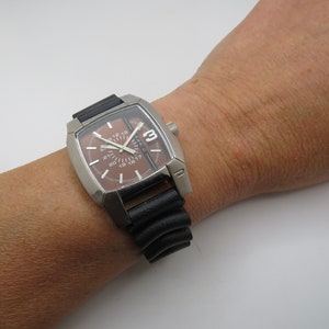 vintage gents Watch / Diesel Only The Brave Vintage Wristwatch Stainless Steel / Gents gift / watch / vintage watch / mens watch (T27)