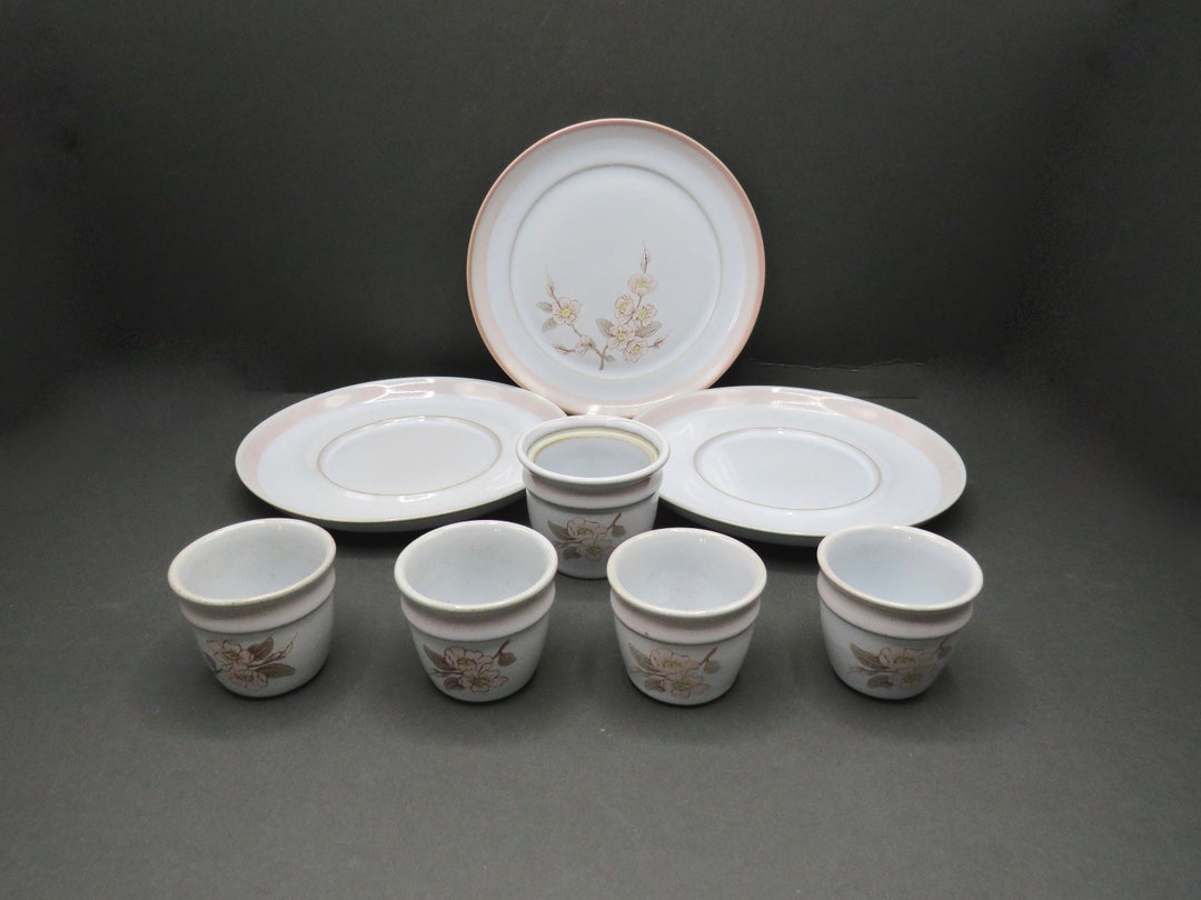 Denby Tea Set Normandy / 8x Vintage Denby / English / Denby / Etsy