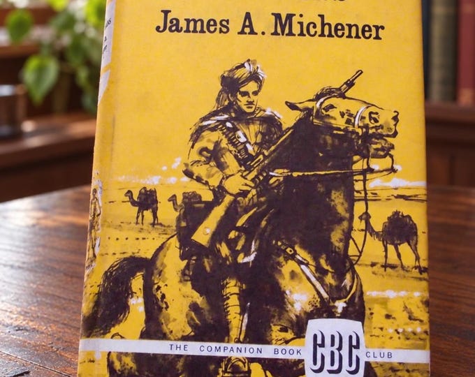 JAMES A MICHENER / CARAVAN 1965 / original ads in book / vintage cbc / vintage book /